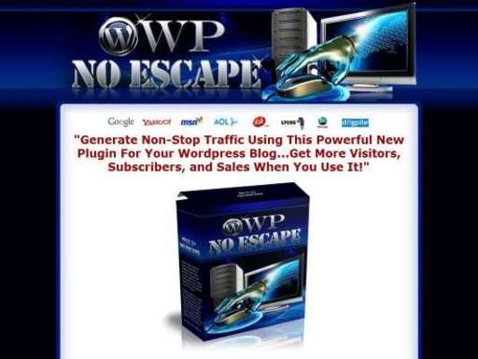 Product picture Get The Awesome No Escape Wordpress Plugin for Dirt Cheap
